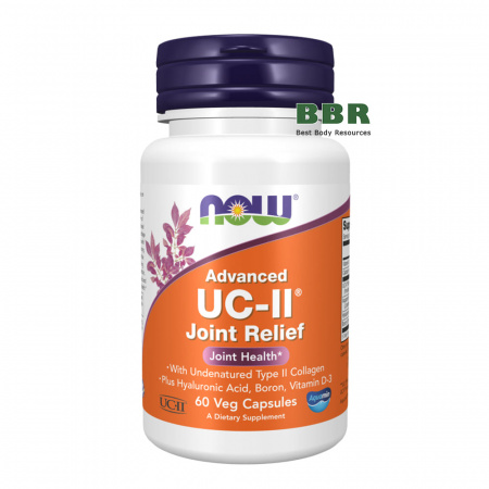 Advanced UC-II Joint Relief 60 Veg Caps, NOW Foods