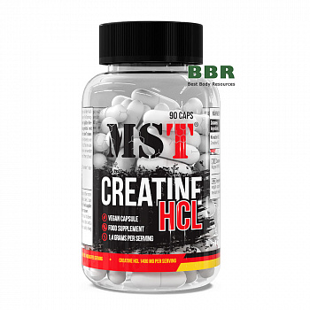 Creatine HCL 90 Caps, MST