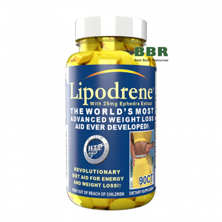 Lipodrene With 25mg Ephedra 90 Tabs, Hi-Tech Pharma Lipodrene With 25mg Ephedra 90 Tabs, Hi-Tech Pharma