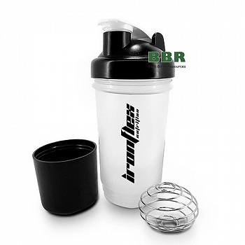 Шейкер 2-х комп с пружиной 500ml, IronFlex