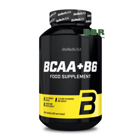 BCAA + B6 200 Tabs, BioTechUSA BCAA + B6 200 Tabs, BioTechUSA