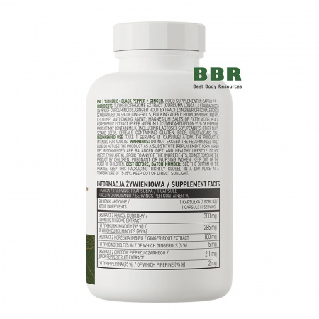 Turmeric+Black Pepper+Ginger 90 Caps, OstroVit