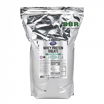 Whey Protein Isolate 4,54kg, NOW Foods