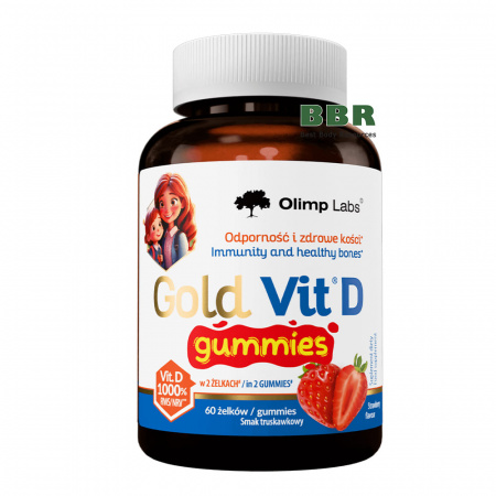 Gold Vit D 60 Gummies, Olimp