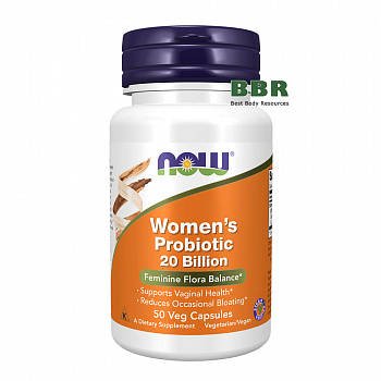 Womens Probiotic 20 Billion 50 Veg Caps, NOW Foods