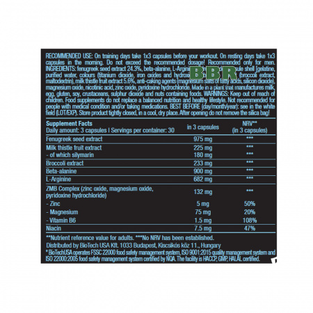Black Test 90 Caps, BioTechUSA Black Test 90 Caps, BioTechUSA