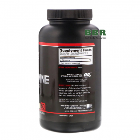 Glutamine Powder Black 300g, Optimum Nutrition