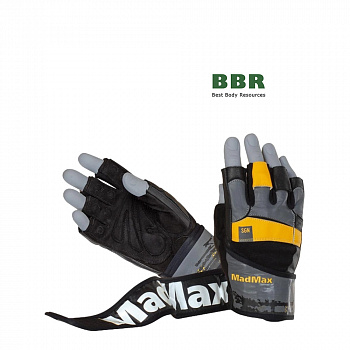 Перчатки MFG-880 Signature Black-Grey-Yellow, MadMax