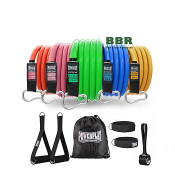 Набор трубчастых эспандеров PP-4102 Espander Set 5pcs, PowerPlay