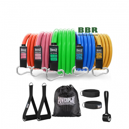 Набор трубчастых эспандеров PP-4102 Espander Set 5pcs, PowerPlay