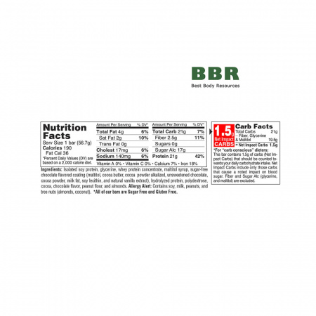 CarbRite Diet Bar 56.7g, Universal