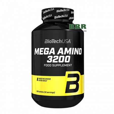 Mega Amino 3200 100 Tabs, BioTechUSA