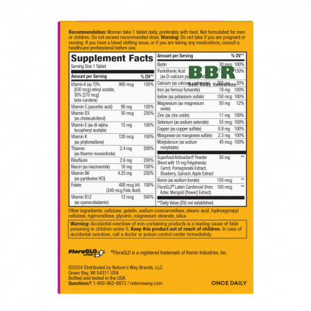 Alive Women's Complete Multivitamin 50 Tabs, Nature's Way Alive Women's Complete Multivitamin 50 Tabs, Nature's Way