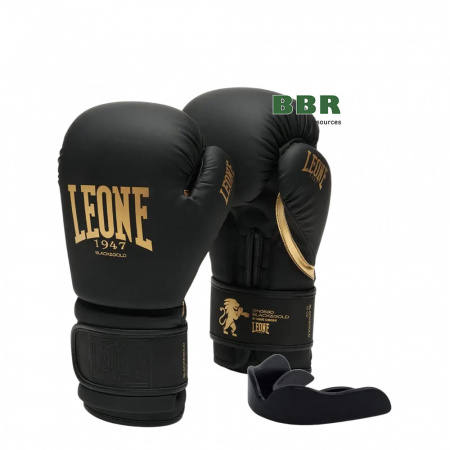 Перчатки Боксерские GN059D Black/Gold, Leone