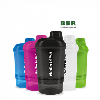 Шейкер Wave 2-х комп. 300ml + 150ml, BioTechUSA