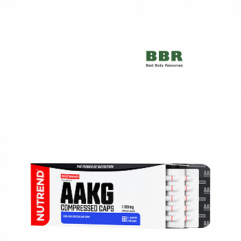 AAKG Compressed 1100mg 60 Caps, NUTREND
