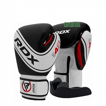 Перчатки Боксерские 4B Robo Kids White/Black, RDX