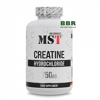 Creatine Hydrochloride 750mg 180 Caps, MST