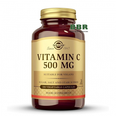 Vitamin C 500mg 100 Veg Caps, Solgar