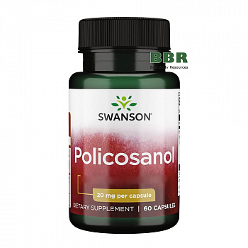 Policosanol 20mg 60 Caps, Swanson