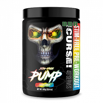 The Curse PUMP Stim-Free Pre-Workout 40 Serves 580g, JNX Sports