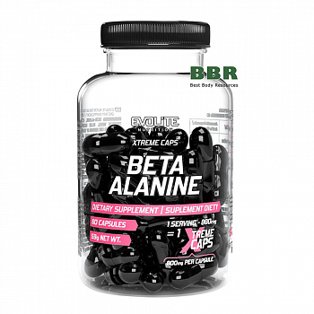 Beta Alanine Xtreme 800mg 60 Caps, Evolite