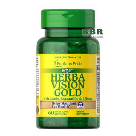 Herba Vision Gold 60 Softgels, Puritans Pride