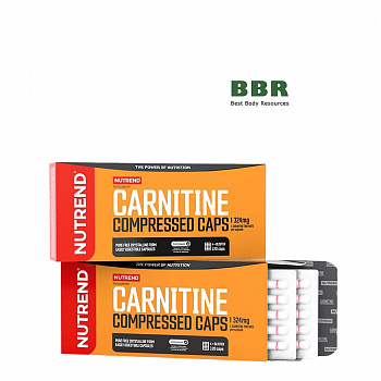 Carnitine Compressed 1500mg 120 Caps, NUTREND