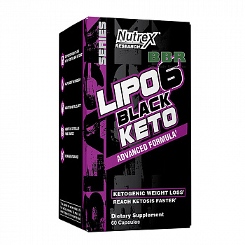 Lipo 6 Black KETO 60 Caps, Nutrex