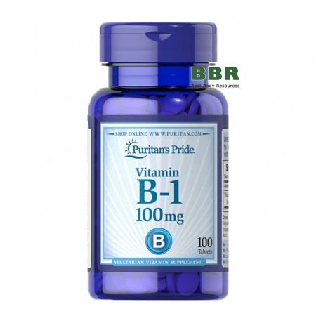 Vitamin B-1 100mg 100 Tabs, Puritans Pride