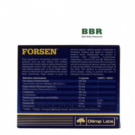 Forsen 30 Caps, Olimp