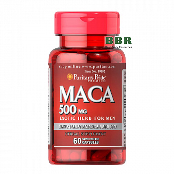 Maca 500mg 60 Caps, Puritans Pride