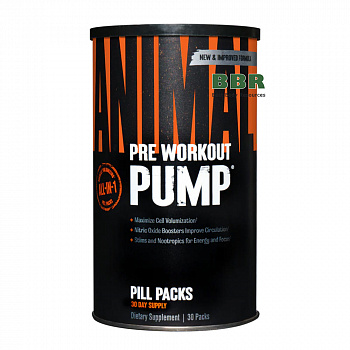 ANIMAL PUMP 30pak, Universal Nutrition