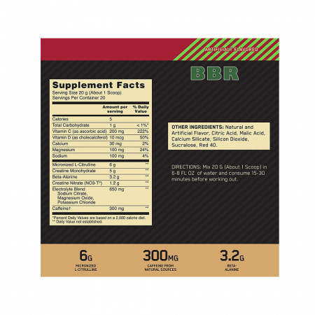 Gold Standard Pre-Advanced 400g, Optimum Nutrition