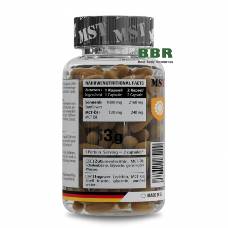 Lecithin Sunflower 90 Softgels, MST