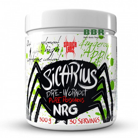 Sicarius Pre-Workout 300g, Spider Labz