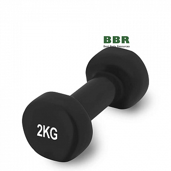 Гантель виниловая 4125 2кг, Power Play