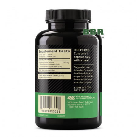 Tribulus 625 100 Caps, Optimum Nutrition