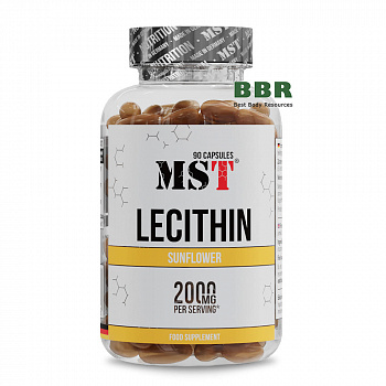 Lecithin Sunflower 90 Caps, MST