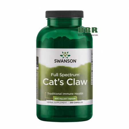 Full Spectrum Cats Claw 500mg 250 Caps, Swanson