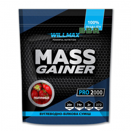 Mass Gainer 2kg, Willmax