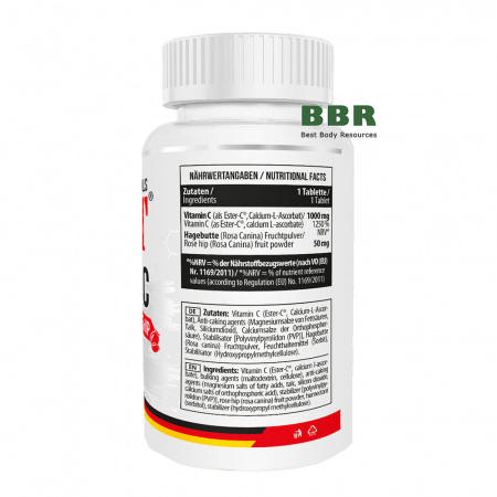 Ester-C Vitamin C 1000mg + Rosehip 90 Tabs, MST