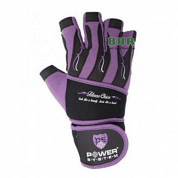 Перчатки Fitness chica PS-2710 Purple, Power System
