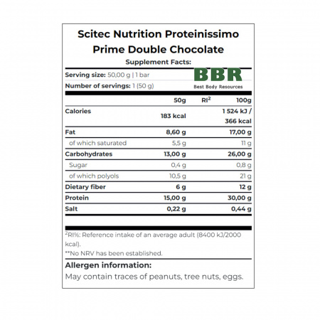 Proteinissimo Prime 50g, Scitec Nutrition
