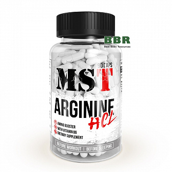 Arginine HCL 90 Caps, MST