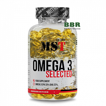 Omega 3 Selected 550mg EPA DHA 120 Caps, MST
