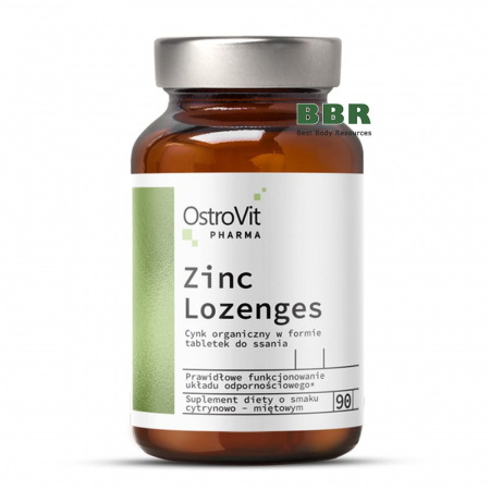 Pharma Zinc Lozenges 90 Tabs, OstroVit