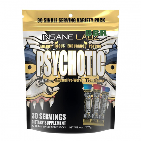 Psychotic Gold 1 Serving, Insane Labz