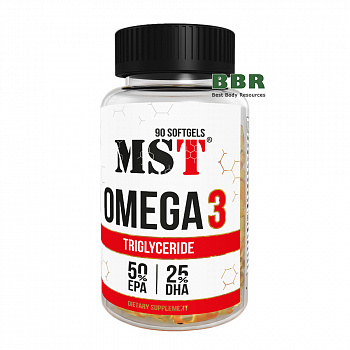 Omega 3 Triglyceride 75% 90 Softgels, MST