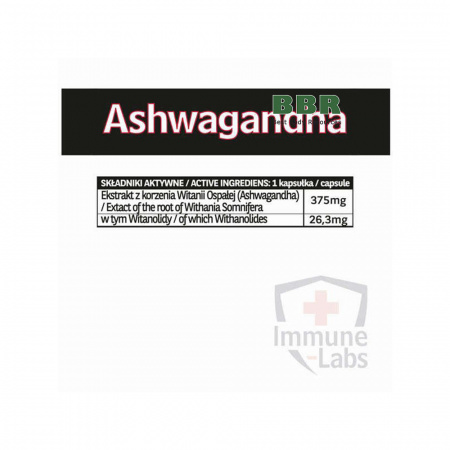 Ashwagandha 100 Caps, Immune Labs